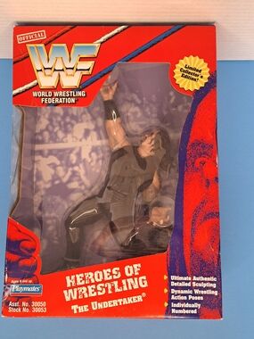 WWF The Undertaker Wrestling Figure, Limited Collector's Edition New in Box